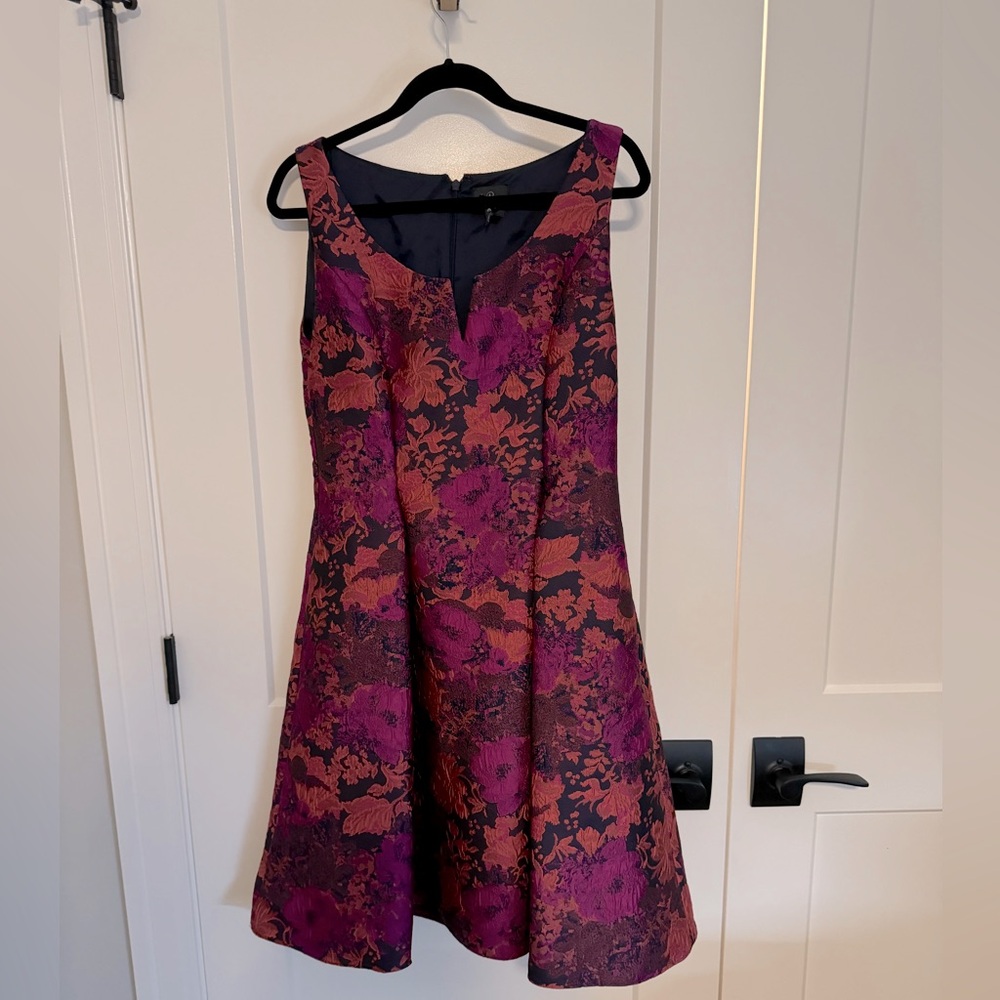 EUC Adrianna Papell Fit & Flare Cocktail Dress